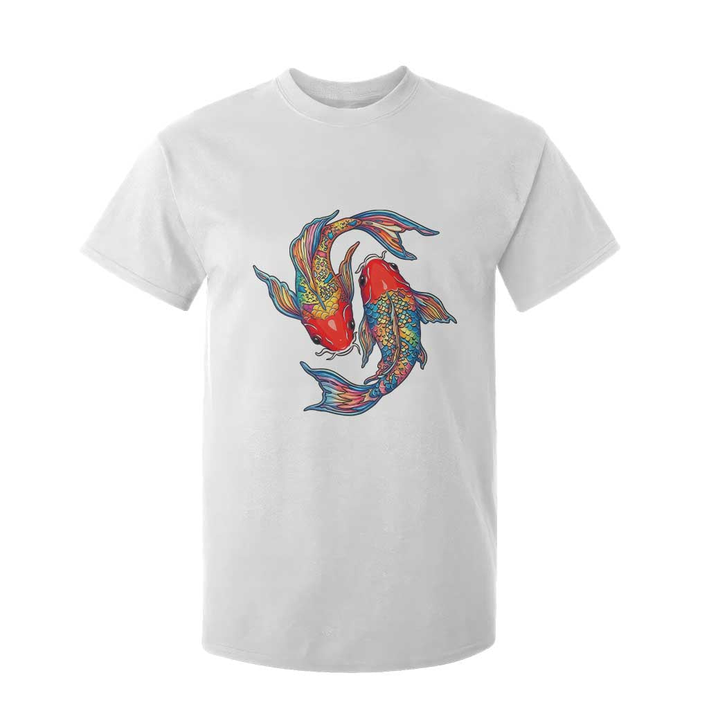Rainbow Koi Fish LGBTQ Pride T Shirt For Kid Colorful Japanese Carp TS12 White Print Your Wear