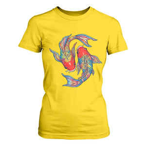 Rainbow Koi Fish LGBTQ Pride T Shirt For Women Colorful Japanese Carp TS12 Daisy Print Your Wear