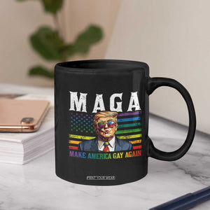 Make America Gay Again Coffee Mug LGBTQ Political Satire TS12 Print Your Wear