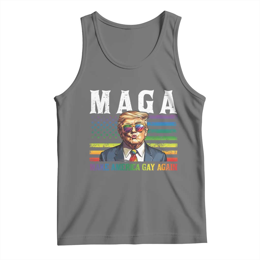 Make America Gay Again Tank Top LGBTQ Political Satire