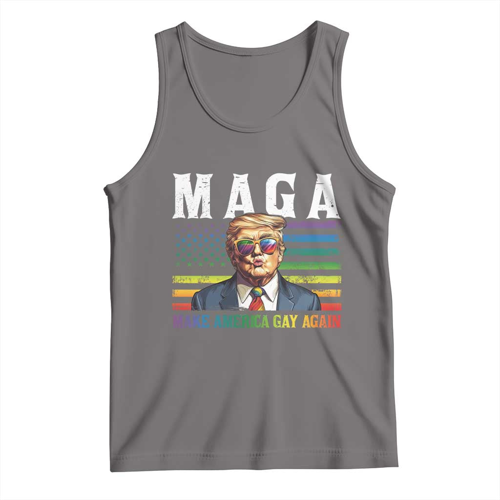 Make America Gay Again Tank Top LGBTQ Political Satire