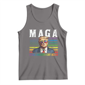 Make America Gay Again Tank Top LGBTQ Political Satire