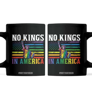 No Kings In America LGBT Pride Coffee Mug Anti Authoritarian Political