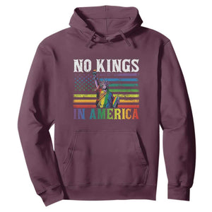 No Kings In America LGBT Pride Hoodie Anti Authoritarian Political