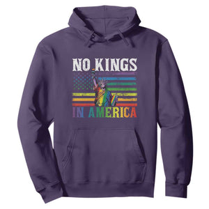 No Kings In America LGBT Pride Hoodie Anti Authoritarian Political