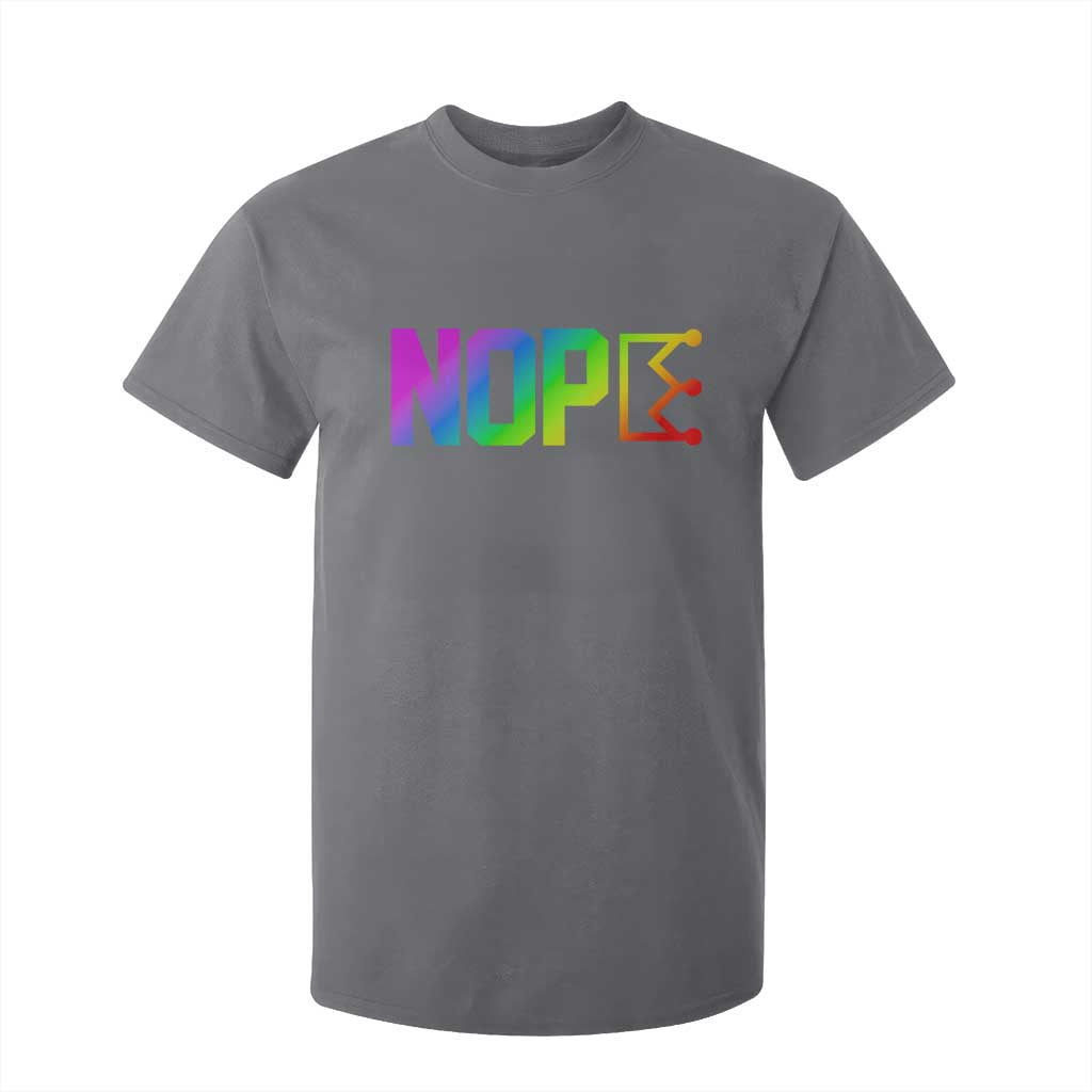 Nope No Kings Graphic T Shirt For Kid Humorous Political Gift TS12 Charcoal Print Your Wear