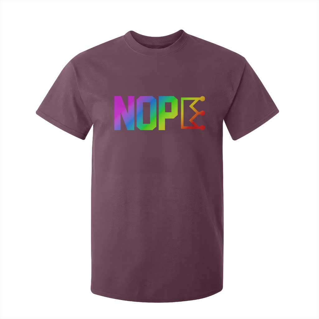 Nope No Kings Graphic T Shirt For Kid Humorous Political Gift TS12 Maroon Print Your Wear