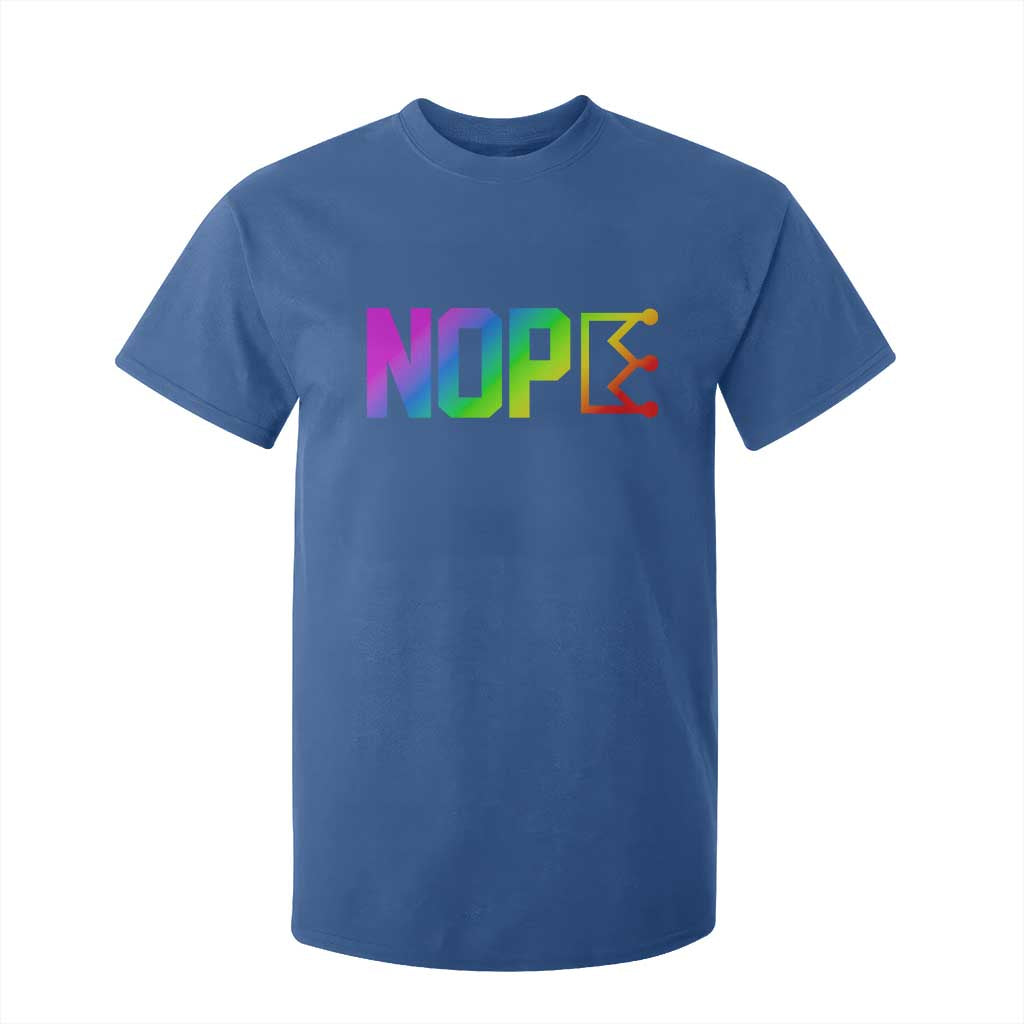 Nope No Kings Graphic T Shirt For Kid Humorous Political Gift TS12 Royal Blue Print Your Wear