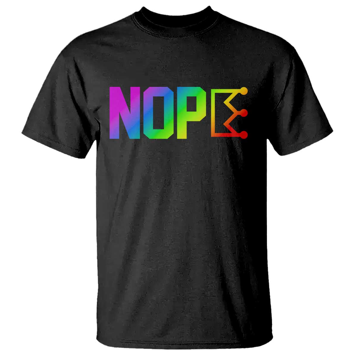 Nope No Kings Graphic T Shirt Humorous Political Gift