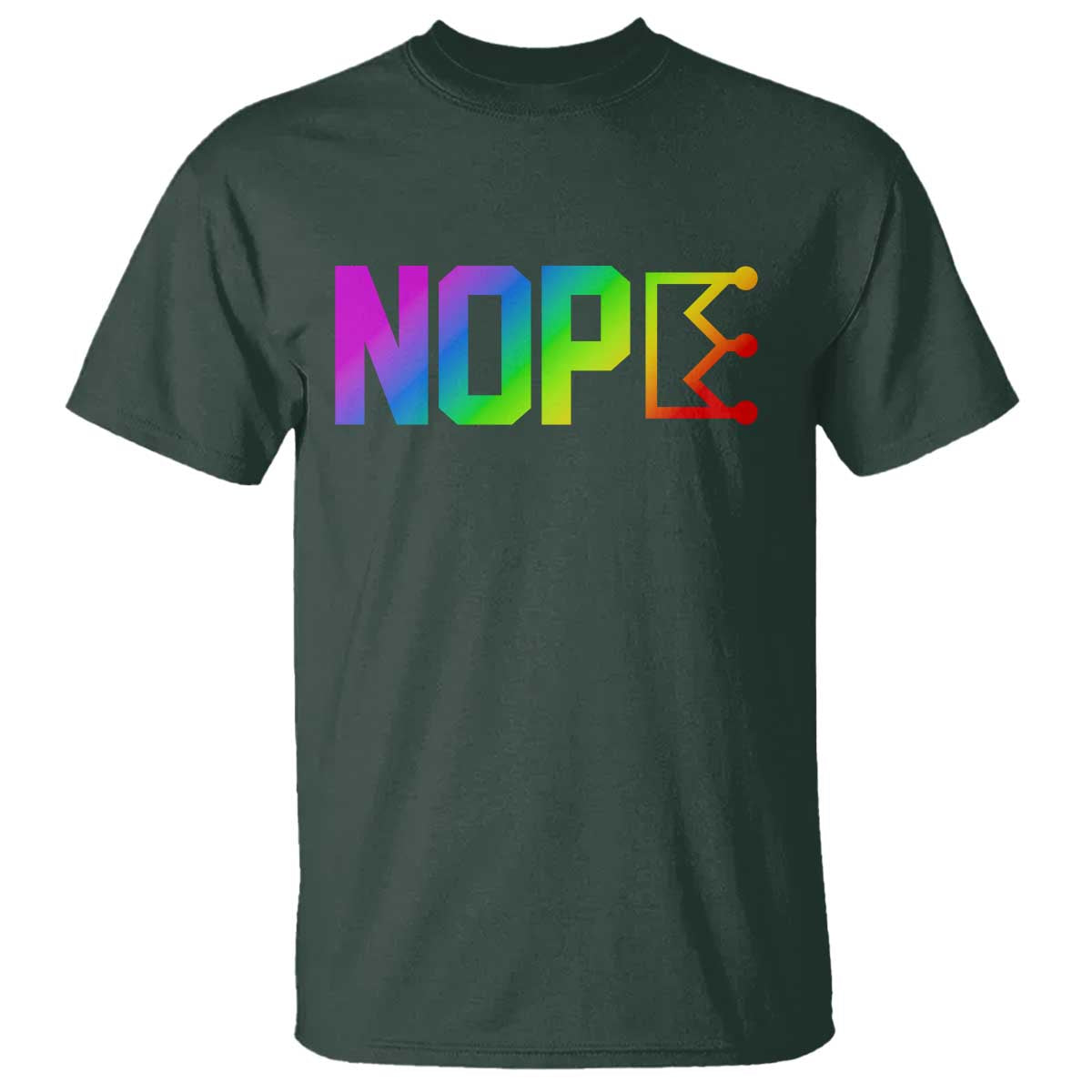 Nope No Kings Graphic T Shirt Humorous Political Gift