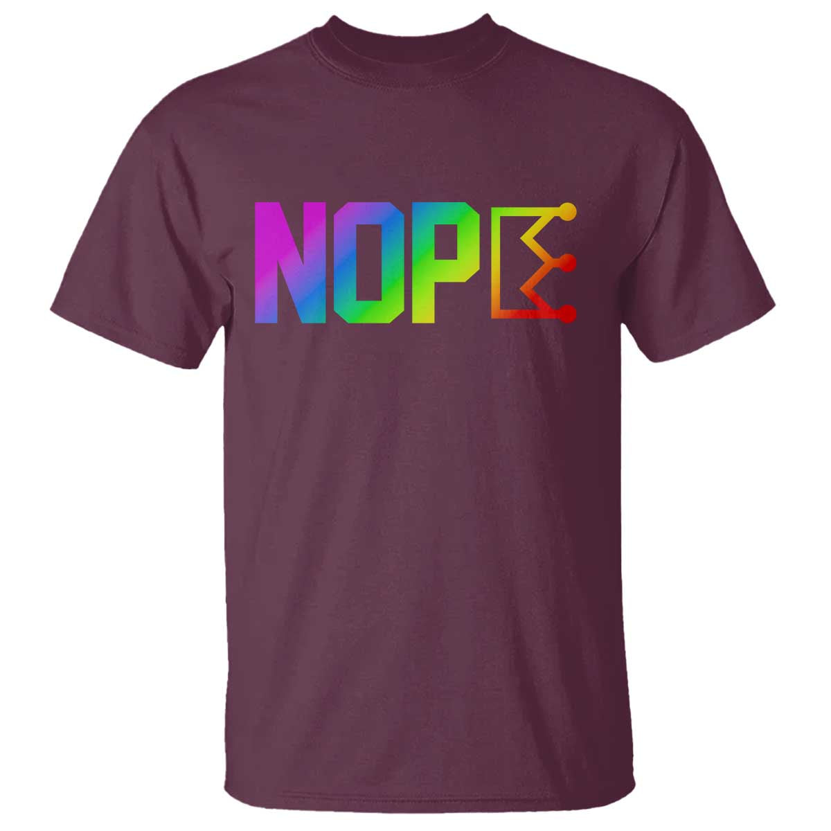 Nope No Kings Graphic T Shirt Humorous Political Gift