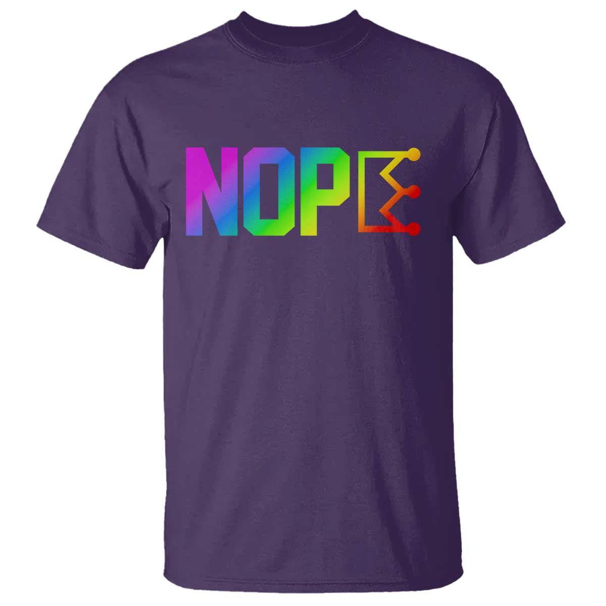 Nope No Kings Graphic T Shirt Humorous Political Gift
