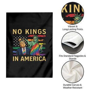 No Kings In America Statue Of Liberty Pride Garden Flag Humorous Political Gift TS12 Print Your Wear