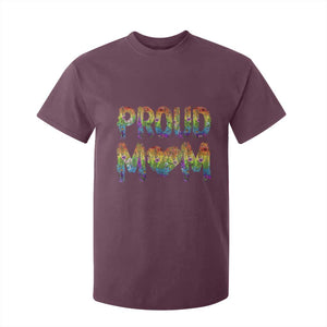 Proud Mom LGBTQ Human Rights Support T Shirt For Kid TS12 Maroon Print Your Wear