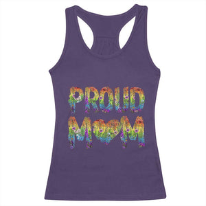 Proud Mom LGBTQ Human Rights Support Racerback Tank Top