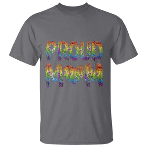 Proud Mom LGBTQ Human Rights Support T Shirt TS12 Charcoal Print Your Wear