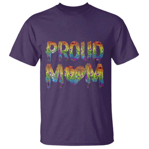 Proud Mom LGBTQ Human Rights Support T Shirt TS12 Purple Print Your Wear