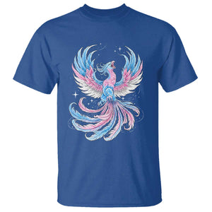 Transgender Phoenix Reborn T Shirt Trans Pride Flag Bird TS12 Royal Blue Print Your Wear