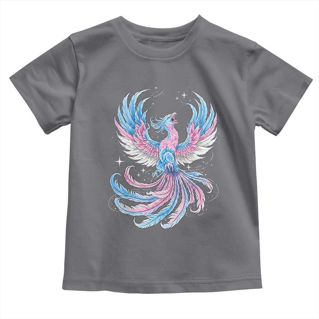 Transgender Phoenix Reborn Toddler T Shirt Trans Pride Flag Bird