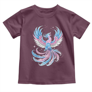 Transgender Phoenix Reborn Toddler T Shirt Trans Pride Flag Bird