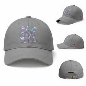 Transgender Pride In My Trans Era Baseball Cap Proud Ally Support Graphic TS12 Baseball Cap Universal Fit Sport Gray Print Your Wear