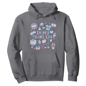 Transgender Pride In My Trans Era Hoodie Proud Ally Support Graphic TS12 Charcoal Print Your Wear
