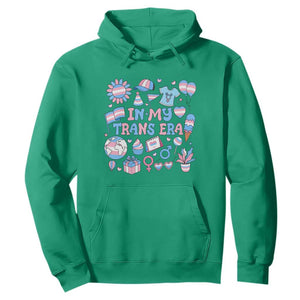 Transgender Pride In My Trans Era Hoodie Proud Ally Support Graphic TS12 Irish Green Print Your Wear
