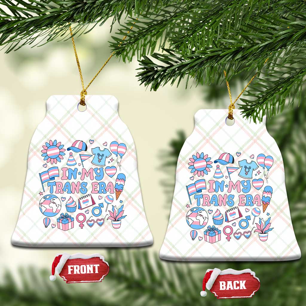 Transgender Pride In My Trans Era Ceramic Ornament Proud Ally Support Graphic