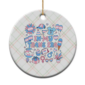 Transgender Pride In My Trans Era Ceramic Ornament Proud Ally Support Graphic