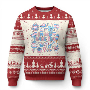 Transgender Pride In My Trans Era Ugly Christmas Sweater Proud Ally Support Graphic
