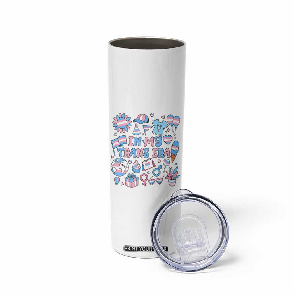 Transgender Pride In My Trans Era Skinny Tumbler Proud Ally Support Graphic TS12 Print Your Wear