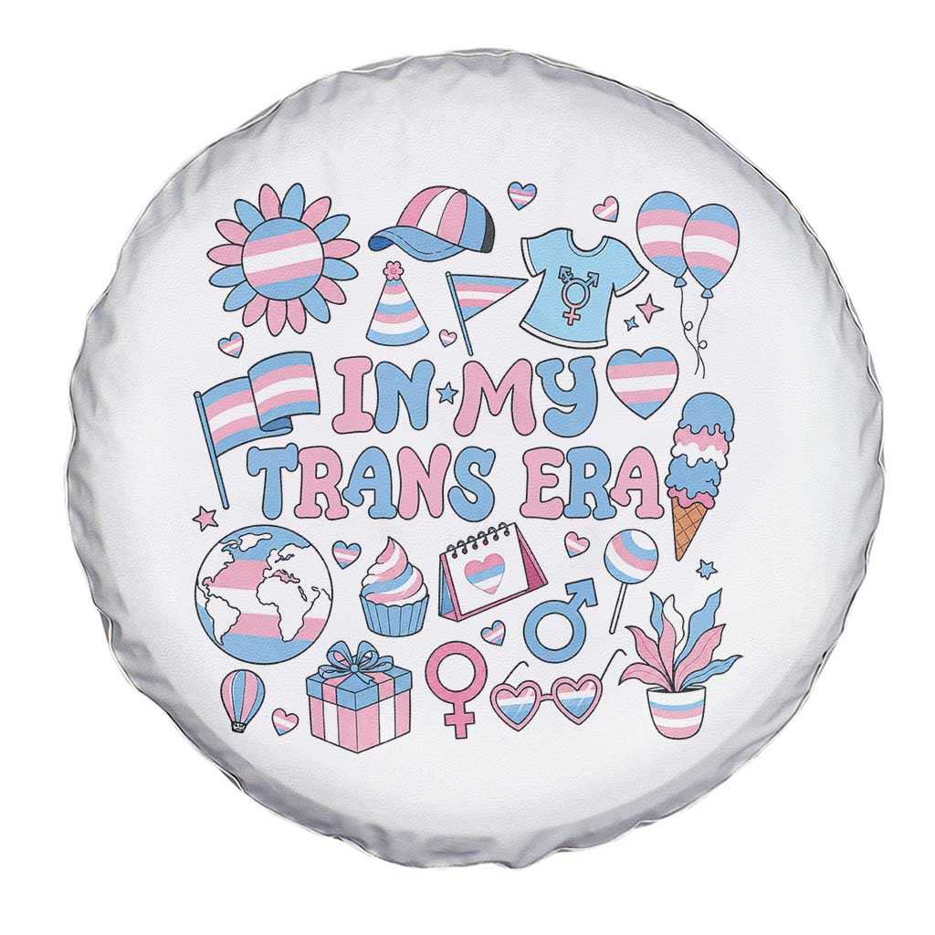 Transgender Pride In My Trans Era Spare Tire Cover Proud Ally Support Graphic TS12 Print Your Wear