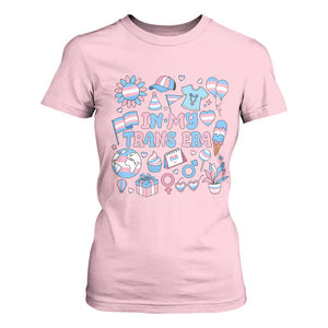 Transgender Pride In My Trans Era T Shirt For Women Proud Ally Support Graphic TS12 Light Pink Print Your Wear