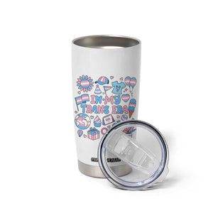 Transgender Pride In My Trans Era Tumbler Cup Proud Ally Support Graphic TS12 Print Your Wear