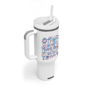 Transgender Pride In My Trans Era Tumbler With Handle Proud Ally Support Graphic TS12 Print Your Wear
