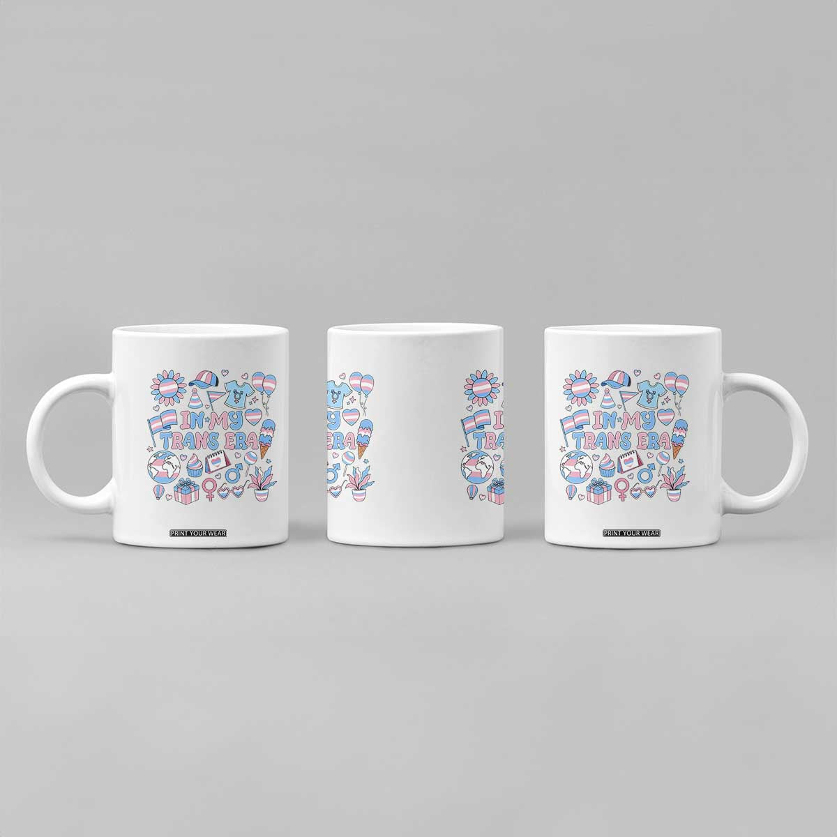 Transgender Pride In My Trans Era Coffee Mug Proud Ally Support Graphic