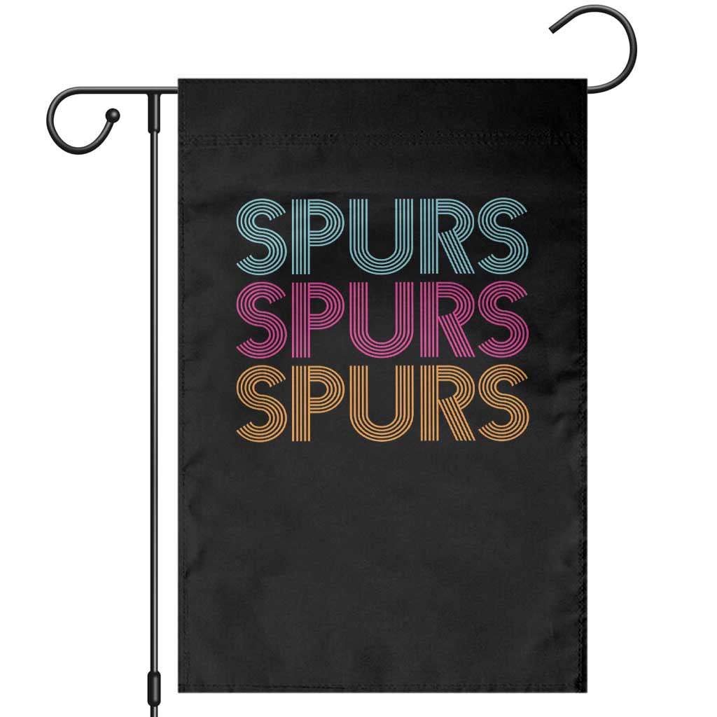 Retro Spurs Name Garden Flag Vintage Sports Fan Gift