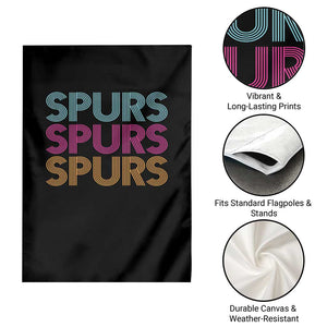 Retro Spurs Name Garden Flag Vintage Sports Fan Gift