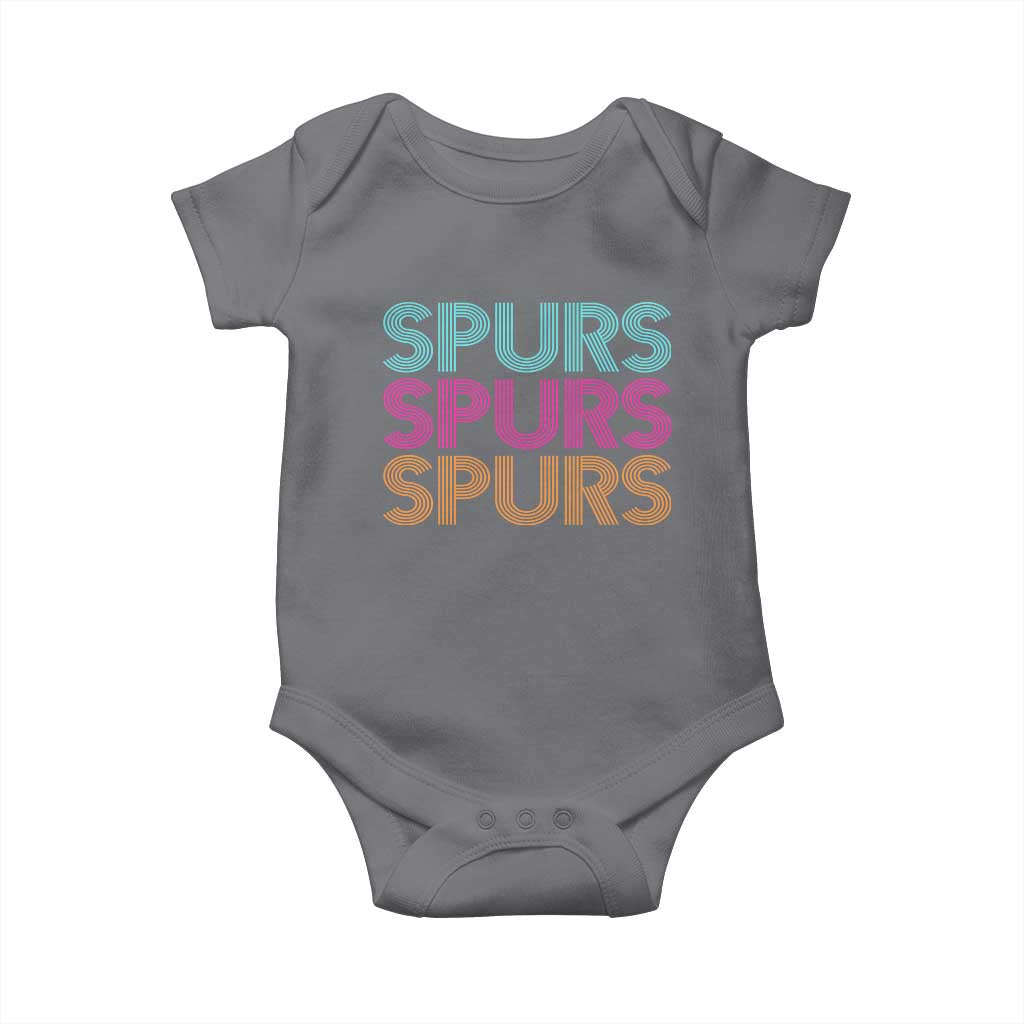 Retro Spurs Name Baby Onesie Vintage Sports Fan Gift