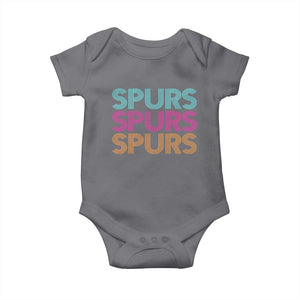 Retro Spurs Name Baby Onesie Vintage Sports Fan Gift