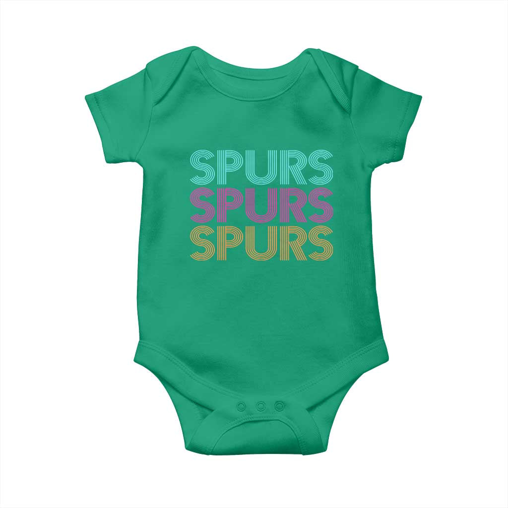 Retro Spurs Name Baby Onesie Vintage Sports Fan Gift
