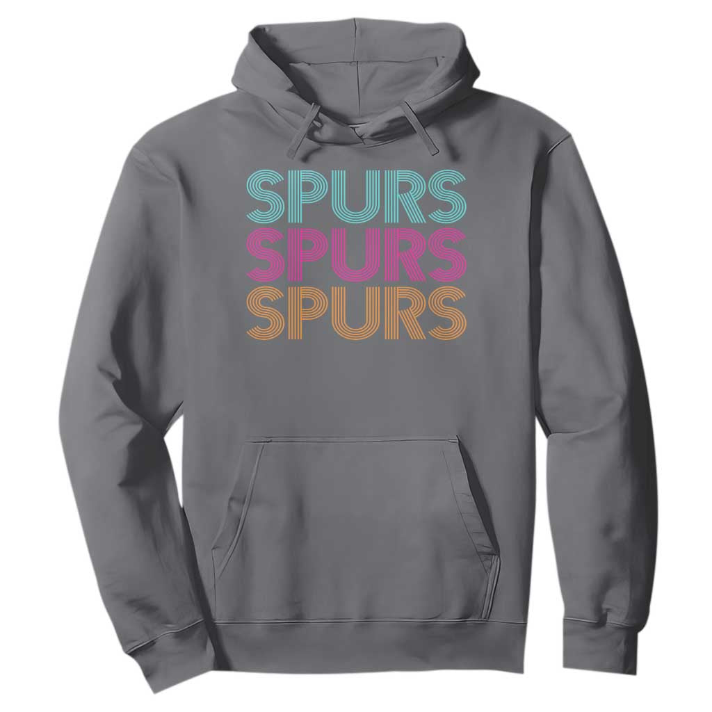 Retro Spurs Name Hoodie Vintage Sports Fan Gift
