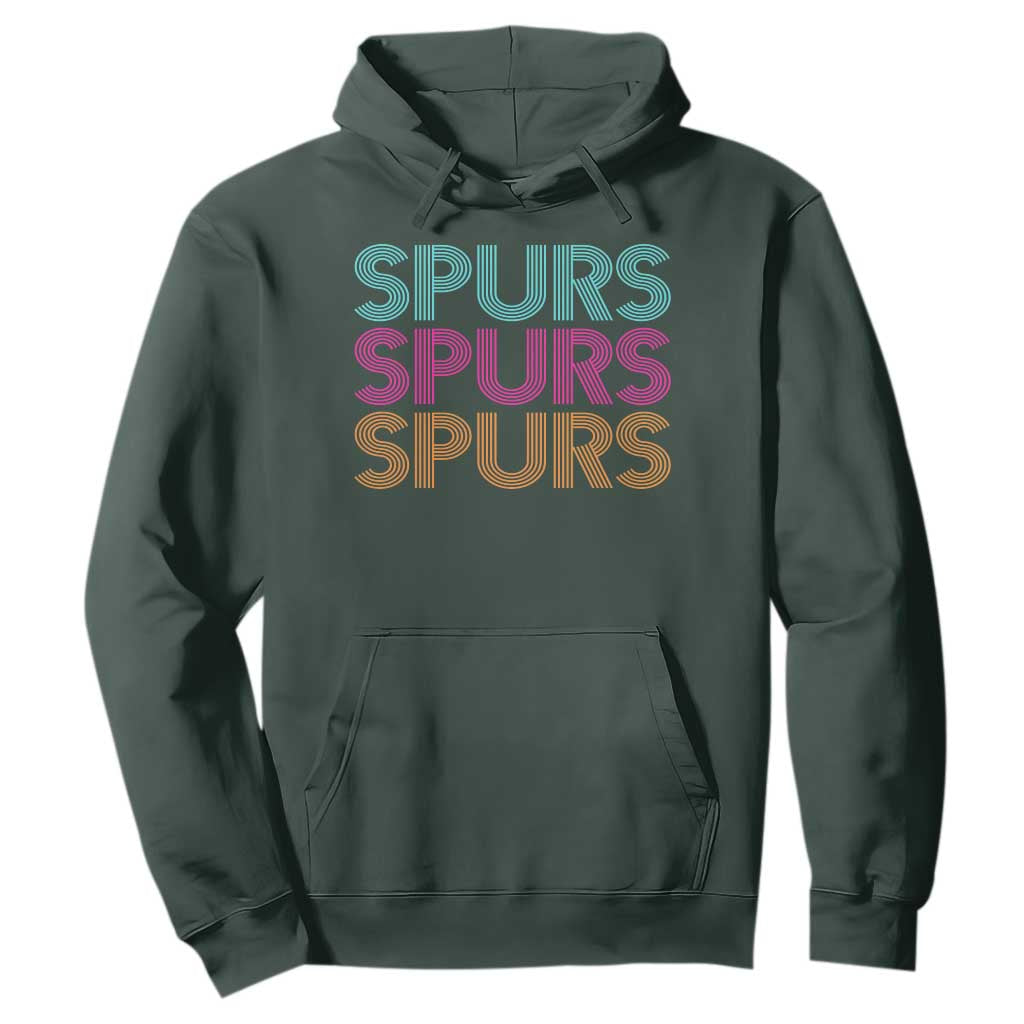 Retro Spurs Name Hoodie Vintage Sports Fan Gift