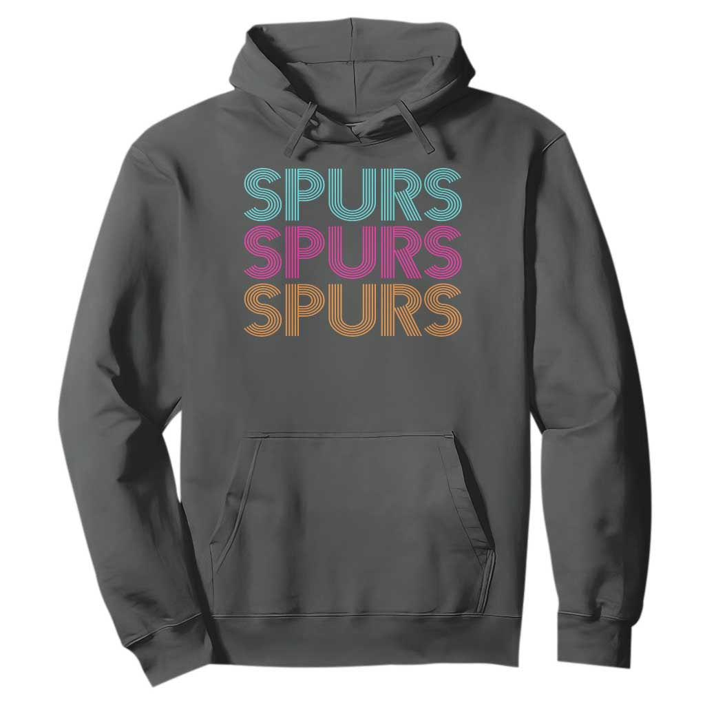 Retro Spurs Name Hoodie Vintage Sports Fan Gift