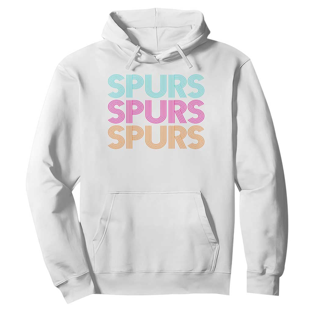 Retro Spurs Name Hoodie Vintage Sports Fan Gift