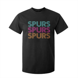 Retro Spurs Name T Shirt For Kid Vintage Sports Fan Gift TS12 Black Print Your Wear
