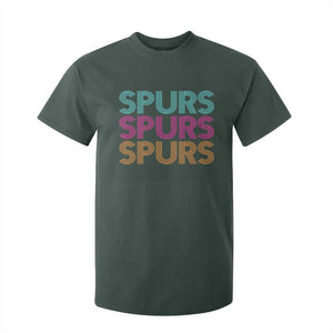 Retro Spurs Name T Shirt For Kid Vintage Sports Fan Gift TS12 Dark Forest Green Print Your Wear