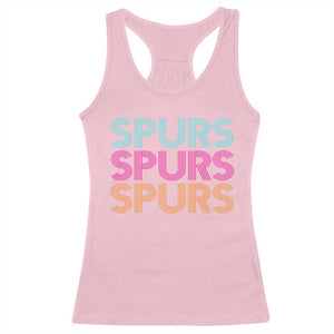 Retro Spurs Name Racerback Tank Top Vintage Sports Fan Gift