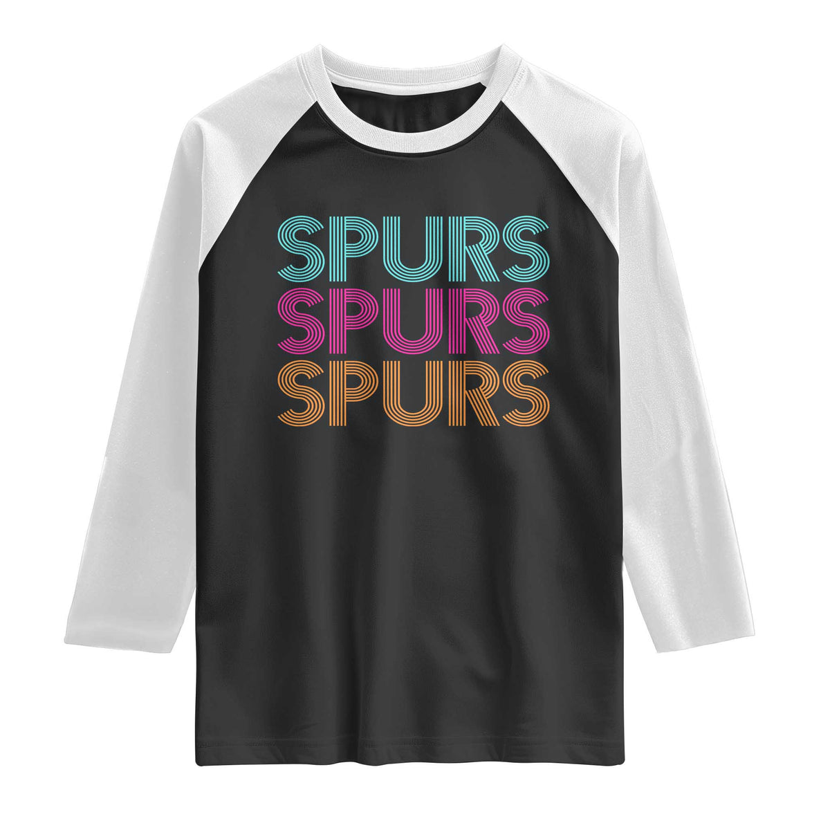 Retro Spurs Name Raglan Shirt Vintage Sports Fan Gift