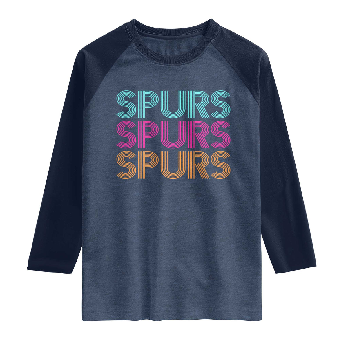 Retro Spurs Name Raglan Shirt Vintage Sports Fan Gift